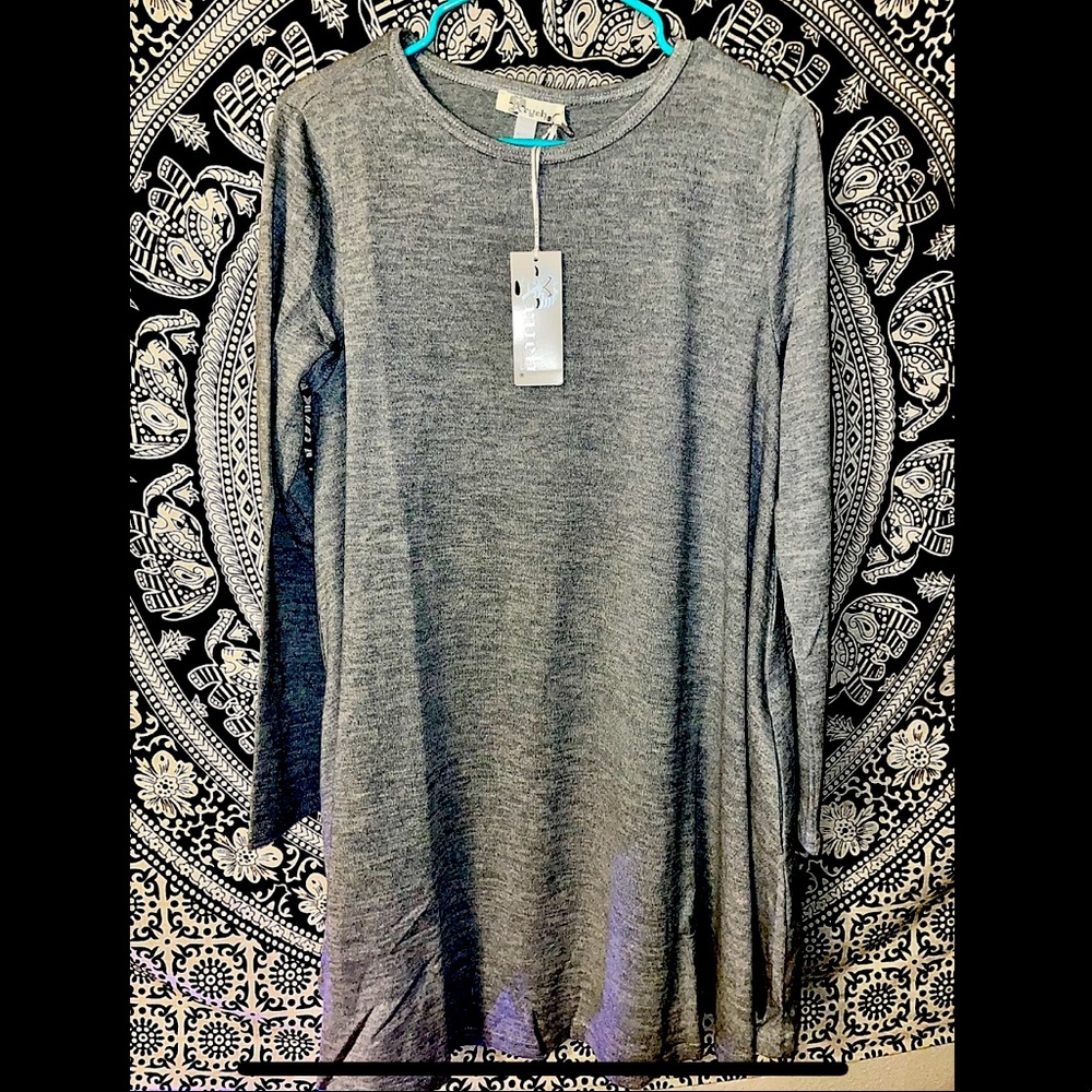NWT Gray T-shirt dress